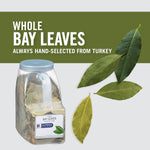 Whole Bay Leaves, 8 Oz - One 8 Ounce Container of Bulk Whole Bay Leaves for a Savory Floral Flavor, Perfect in Stews and Marinades