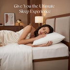 Adjustable Pillows, Queem Size Bed Pillows for Sleeping, Memory Foam Pillows - Medium Firm Back, Stomach and Side Sleeper Pillows