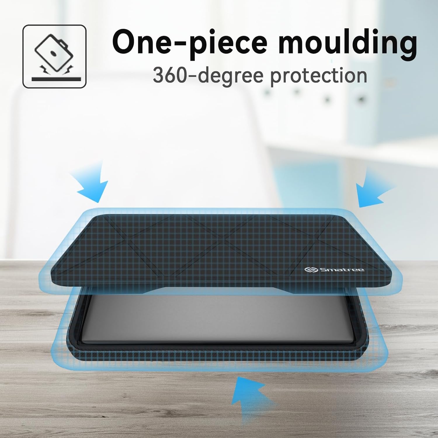 Hard Sleeve Case Compatible for 14 Inch ASUS Vivobook 14X/Flip14/S 14Flip, for Zenbook Duo 14, for Chromebook Flip CX3, for ASUS L410/ROG Zephyrus G14 Bag (X8252)