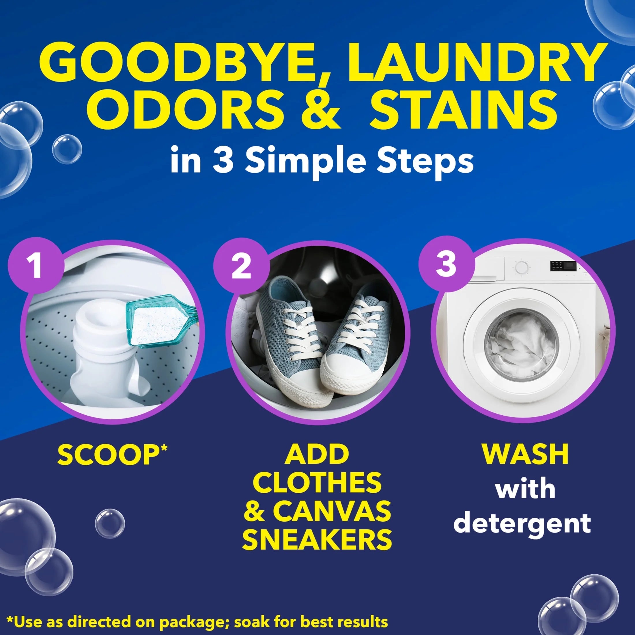 Odor Blasters Versatile Odor and Laundry Stain Remover Powder, 5 Lb