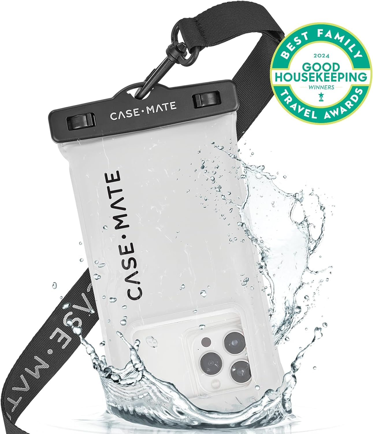 IP68 Waterproof Phone Pouch - Sand Dollar | Touchscreen Floating Waterproof Phone Case with Crossbody Lanyard - Fits All Phones - Beach Cruise Ship Travel Essentials
