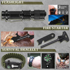 Gifts for Men Fathers Day Dad Husband Boyfriend Him, Survival Kits, 14 in 1 Survival Gear Camping Essentials Cool Gadgets for Camping Hiking Wilderness Adventures and Disaster Preparedness