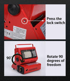 Outdoor Camping Emergency Butane Heater Double Coherent Heat Source Survival Tools for RV Tent