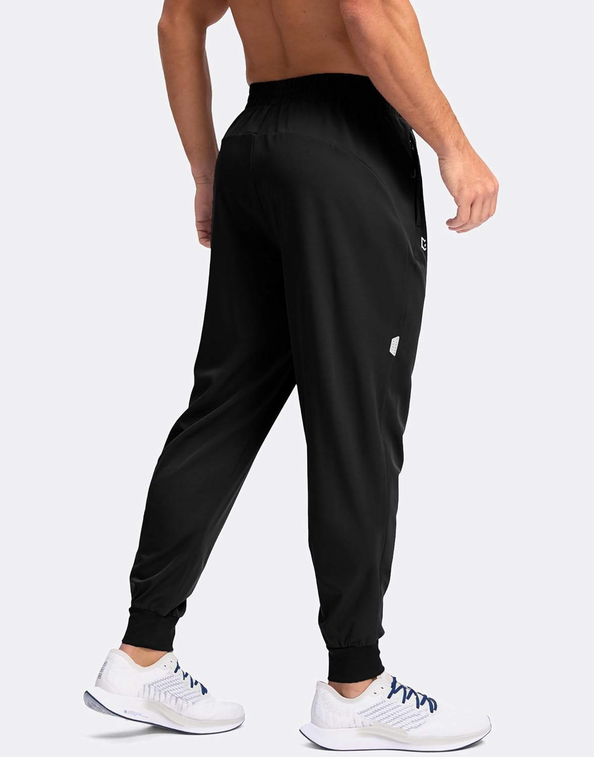 Men'S Joggers with Zipper Pockets Lightweight Athletic Workout Pants Quick Dry Sweatpants for Men Running Hiking