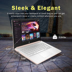 Stream 14" HD Brightview Laptop, Intel Celeron N150, 16GB RAM, 288GB Storage (128GB UFS + 160GB Docking Station Set), Intel UHD Graphics, 720P Webcam, Wi-Fi, 1 Year Office 365, Win 11 S, Gold