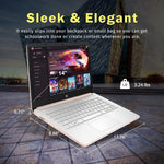 Stream 14" HD Brightview Laptop, Intel Celeron N150, 16GB RAM, 288GB Storage (128GB UFS + 160GB Docking Station Set), Intel UHD Graphics, 720P Webcam, Wi-Fi, 1 Year Office 365, Win 11 S, Gold