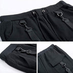 Men'S Futuristic Clothing Cargo Joggers Baggy Pants Gothic Techwear Streetwear Hip Hop Pants Cargo Pants for Men