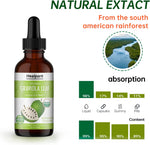 Graviola Leaf Extract, Organic Soursop Guanabana Leaves Liquid, 98% Absorption-1 Fl Oz