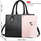 Crossbody Purses and Handbags for Women PU Leather Tote Top Handle Satchel Shoulder Bags
