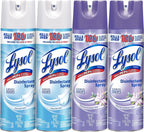 2X19Oz Crisp Linen + 2X19Oz Early Morning Breeze Disinfectant Spray Bundle