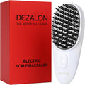Electric Scalp Massager Brush, Vibrating, Detachable Heads