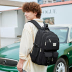 Large Heavy Duty Backpack for School College Bookbag Casual Multi Pocket Travel Backpacks