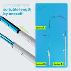 Swimming Pool Safety Hook, 3.3FT Aluminum Telescopic Pole | Life Saving Rescue Equipment, Drowning Person Emergency, Pool Life Saving Pole