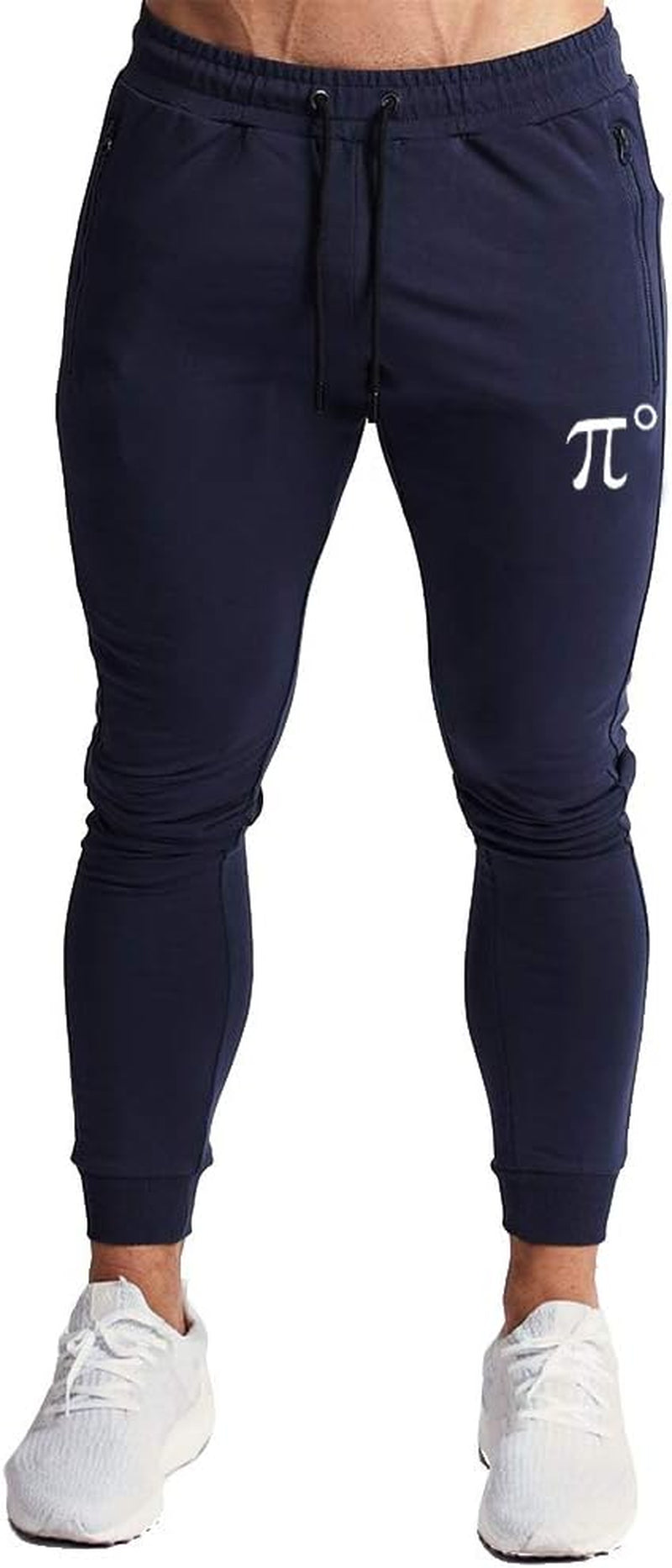 Men'S Joggers Sweatpants Gym Training Workout Pants Slim Fit | Cotton, Tapered,Drawstring Elastic Waist,2 Zipper Pockets,Track Bottoms,Straight, Sweat Pant,Soft,Daily Workout Wear.