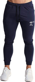 Men'S Joggers Sweatpants Gym Training Workout Pants Slim Fit | Cotton, Tapered,Drawstring Elastic Waist,2 Zipper Pockets,Track Bottoms,Straight, Sweat Pant,Soft,Daily Workout Wear.