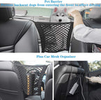 Dog Car Seat Cover for Back Seat Waterproof Backseat Protector, Nonslip Rear Seat Cover for Kids,Universal Size Fits Cars Trucks Suvs (Beige)