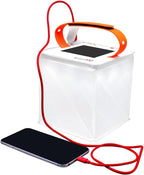Max 2-In-1 Inflatable Solar LED Camping Lantern & Phone Charger | 200 Lumens, Twist-To-Inflate Design, Waterproof, Camping, Hiking & Travel, Emergency Light for Power Outages, Hurricane