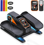 Under Desk Elliptical Machine, Electric Ellipse Leg Exerciser While Sitting for Seniors Adults, Quiet & Portable Electric Seated Pedal Exerciser with Remote Control, 15 Adjustable Speeds, 5 Auto Modes