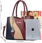 Purses and Handbags for Women Tote PU Leather Ladies Satchel Top Handle Crossbody Shoulder Bag | PU Leather
