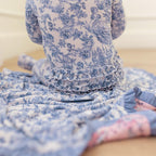 Posh Peanut Footie Pajamas for Baby Girls – Sleepers in Ultra-Soft Viscose from Bamboo with 2-Way Zipper & Ruffle Trim