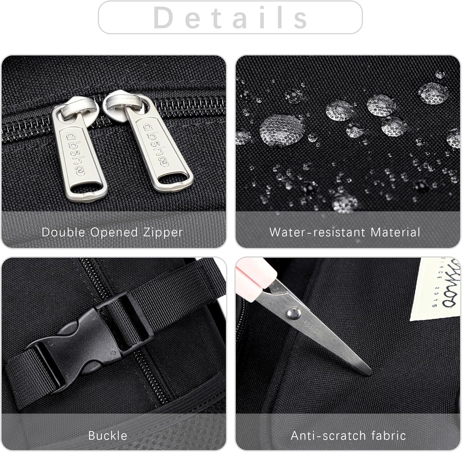 Large Heavy Duty Backpack for School College Bookbag Casual Multi Pocket Travel Backpacks