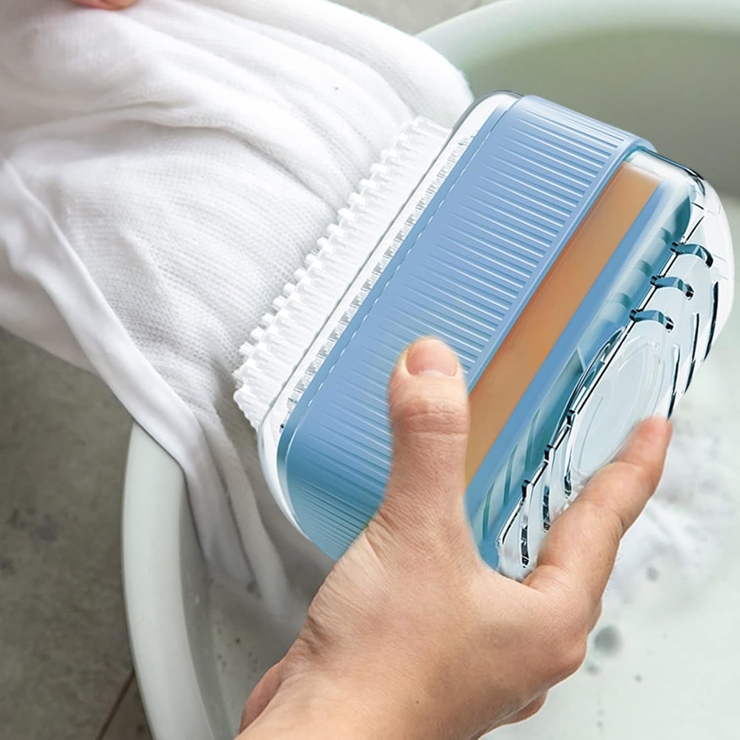 Multifunctional Foaming Soap Box for Soap Holder,Laundry Cleaning Brush | Portable Scrubbing Soap Dispenser Roller,Soap Cleaning Storage Foaming Box for Home Bathroom Kitchen