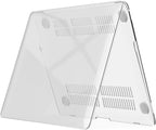 Compatible with Old Version Macbook Air 13 Inch Case (2010-2017 Release). Models: A1466 / A1369, Plastic Hard Shell Case with Keyboard Cover for Mac Air 13, Crystal Clear, A13CYCL+1