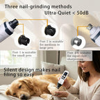 2026 Upgrade Dog Nail Clippers, Groom Silent Pro Nail Grinder Set, Dog and Cat Nail Clipper, Dog Nail Trimmers for Small and Medium-Sized Pets of Different Sizes