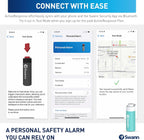Activeresponse Mobile Personal Safety Alarm - 110Db Loud Emergency Siren with SMS Alerts & Mobile Connectivity, Long Battery Life, Smart SOS Safety Alarm, Key Chain, MPRS