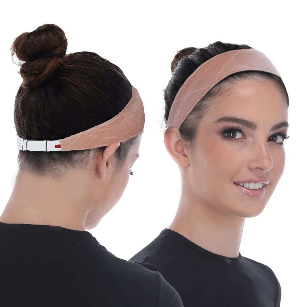 Wig Grip Headbands for Women- Adjustable to Custom Fit Your Head - Velvet Comfort - Wig Bands No Slip Breathable Lightweight Material for All Day Wear! Keep Wig Comfortably Secured