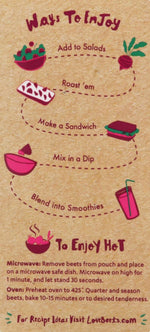 Organic Cooked Beets, 8.8 Oz