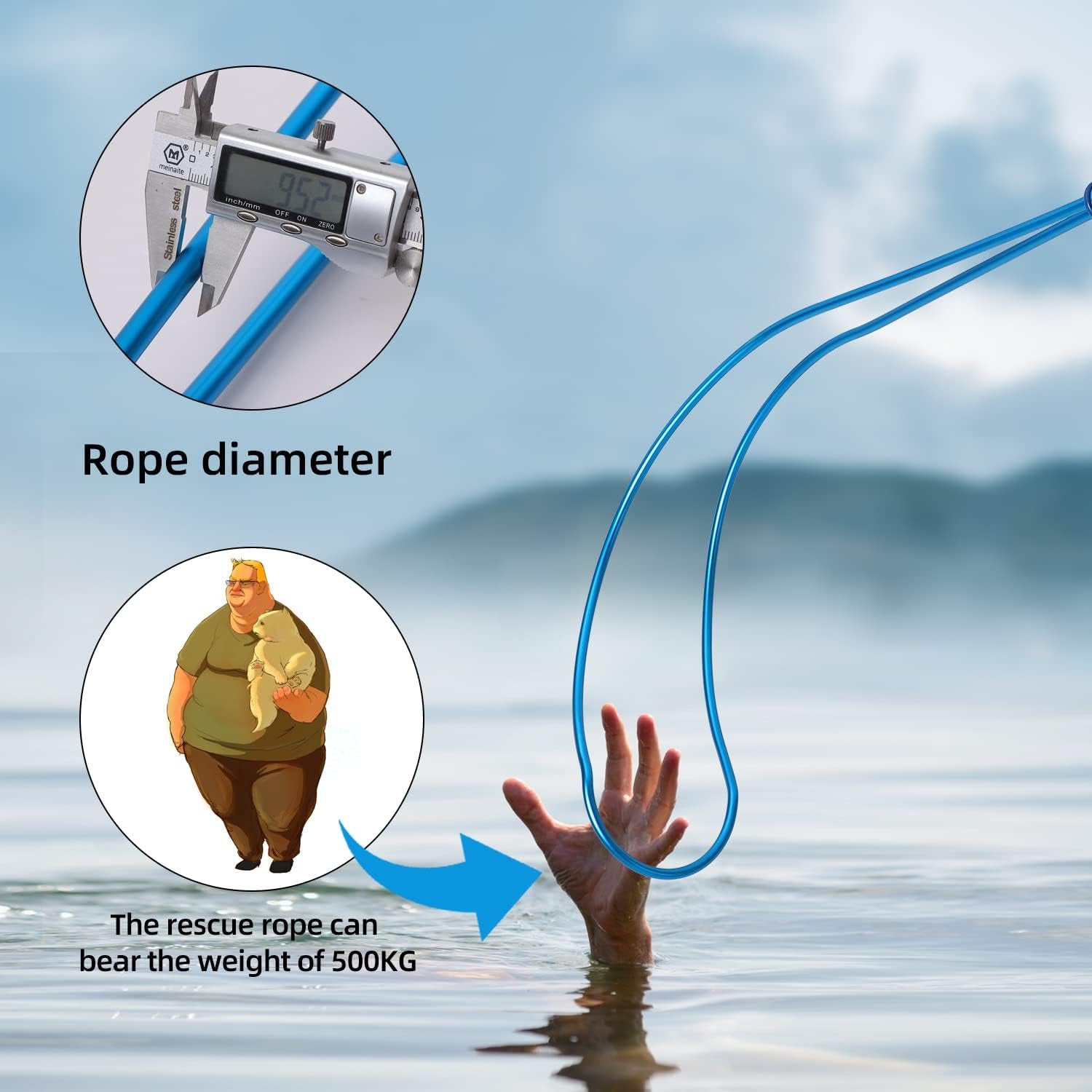 Safety Hook Pool Pole，Swimming Pool Safety Hook with 3.3 Foot Aluminum Telescopic Poles Emergency Life Preserving Saving Rescue Equipment for Drowning Swimmers/Cleaning Pool Walls