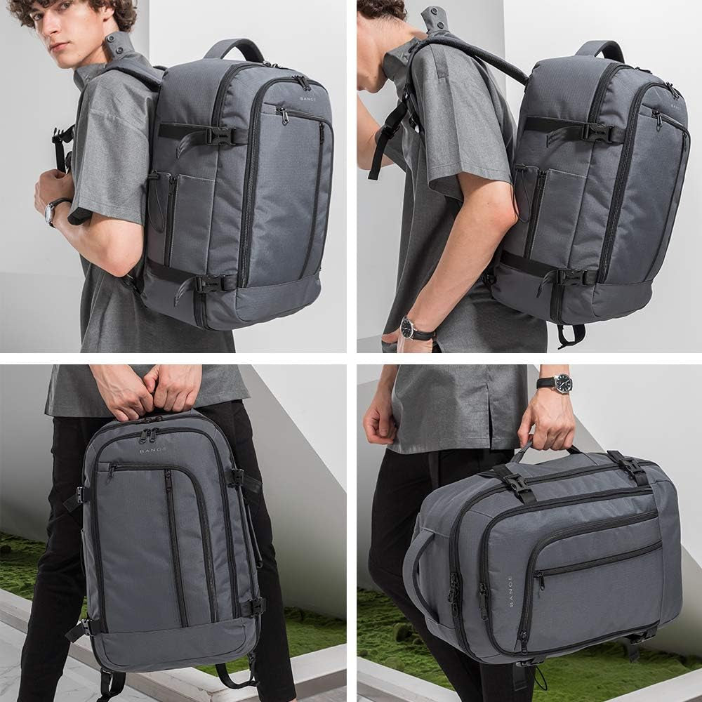 Travel Overnight Backpack,40-Liter FAA Flight Approved Weekender Bag Carry on Backpack…