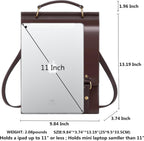 Leather Backpack Purse for Women Fashion Travel Shoulder Bag | Genuine Leather and Microfiber Leather, College Backpacks, Vintage, Casual Work Bag