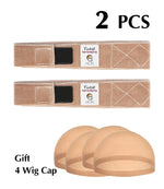 2 Pack Wig Grip Band for Keeping Wigs in Place Secured Velvet Wig Gripper Adjustable Wig Grips Headband Stay Put No Slip Accessories for Women Edge Saver