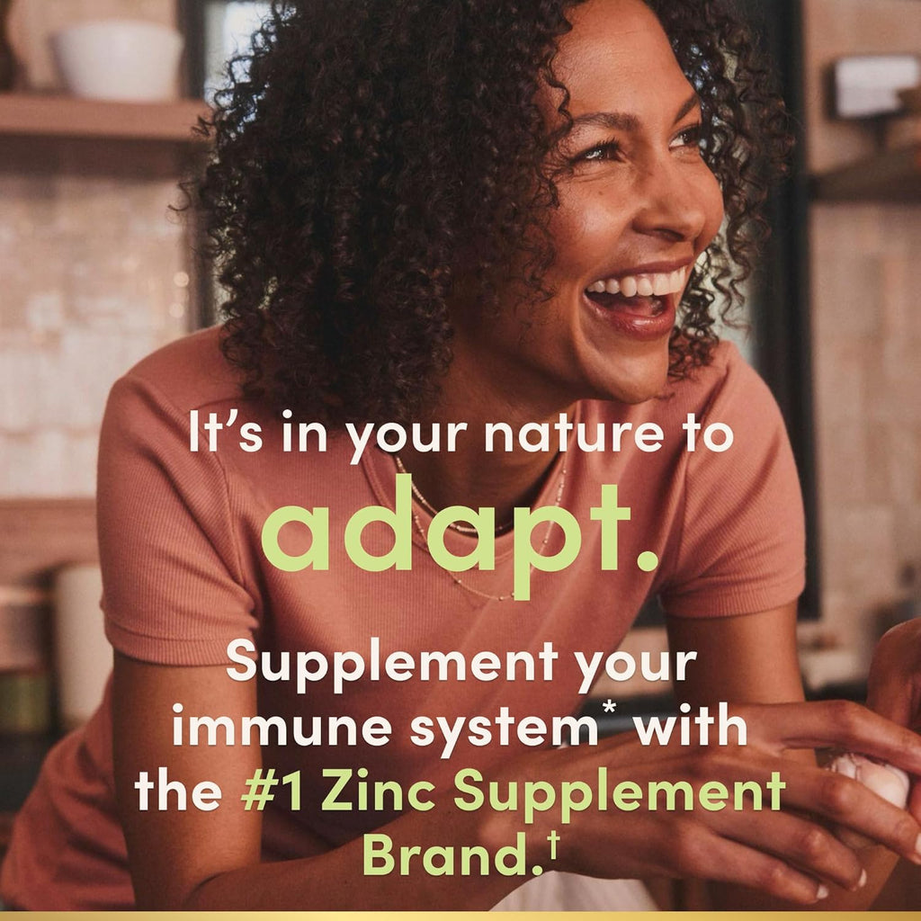 Nature’S Bounty Zinc 50Mg | Immune System, Skin, & Antioxidant Health Support | Contributes to DNA Formation | Vegetarian, Non-Gmo, Gluten Free | 100 Caplets, 1 Serving per Day for Daily Health