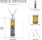Cremation Jewelry Sterling Silver Sunflower/Rose/Daisy Flower Urn Necklace for Ashes Memorial Keepsake Jewelry for Women