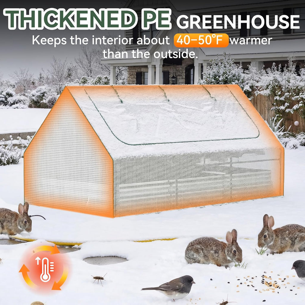 Raised Garden Bed with Self-Watering System, 8X4X1 Ft Elevated Planter Boxes Outdoor with PE Cover, Galvanized Raised Beds for Gardening,Vegetables,Flowers, Backyard, Patio