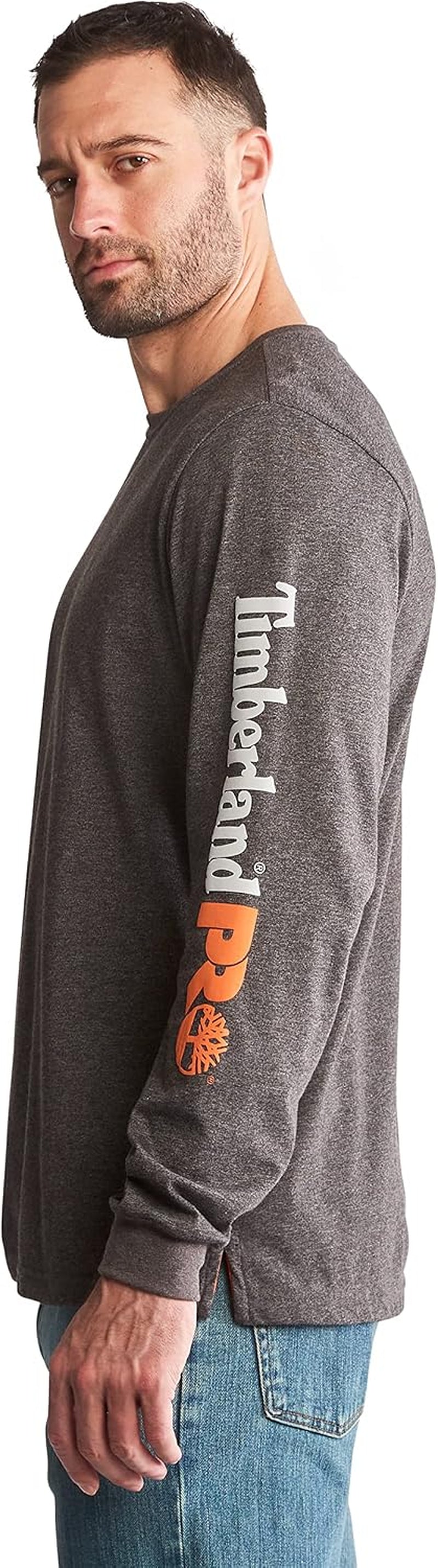 Base Plate Blended Long Sleeve T-Shirt with Logo