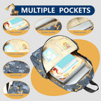 Backpack for Kids, Boys Girls Preschool Backpacks with Lunch Box Toddler Kindergarten School Bookbag Set