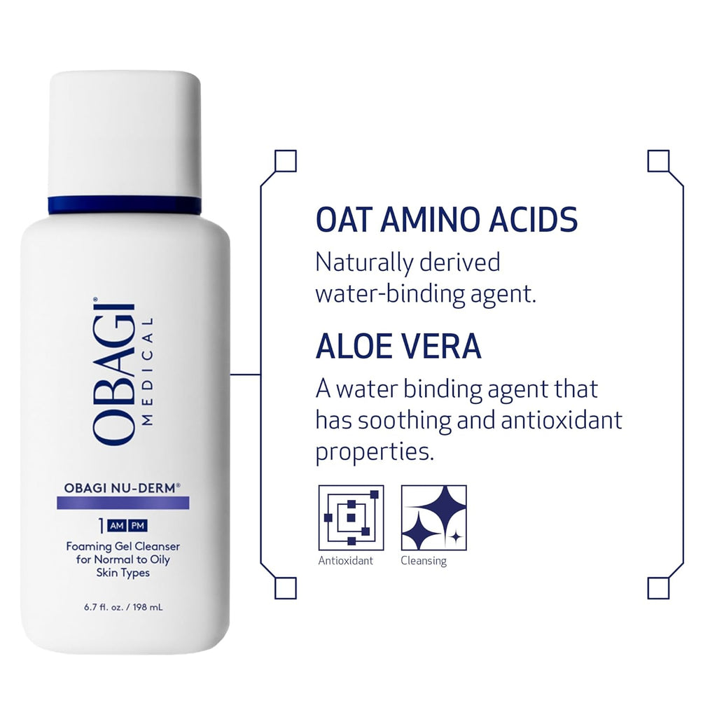 Obagi Nu-Derm Foaming Gel Cleanser for Face