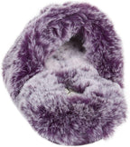 Womens Comfy Faux Fur House Slipper Scuff Memory Foam Slip on Anti-Skid Soleslipper