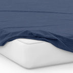 Ashford Home Essentials Bedding, 4 Piece Full Size Sheet Set, Estate Blue