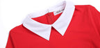 Women'S Long Sleeve Fall Dresses 2025 Casual Peter Pan Collar a Line Fit and Flare Skater Goth Dress