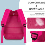 Small Carry on Travel Backpack with USB Charging Port, Lightweight Water Resistant Mini Carry-On Backpack for Men Women, Compact Personal Everyday Backpack,Rose