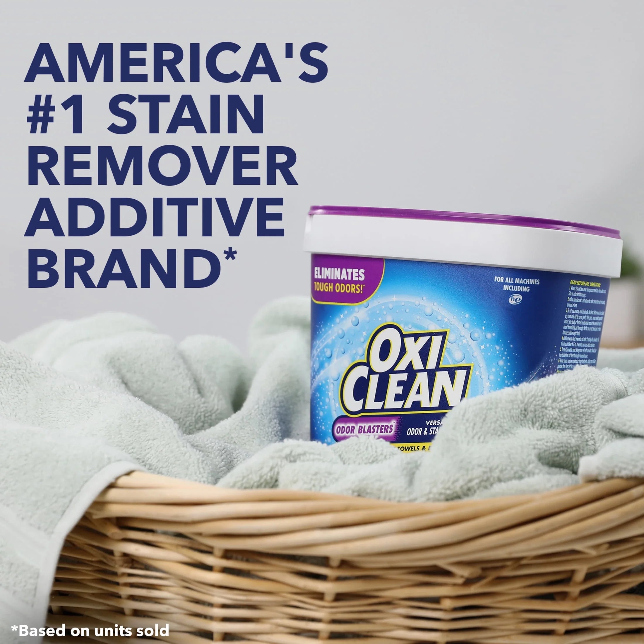 Odor Blasters Versatile Odor and Laundry Stain Remover Powder, 5 Lb