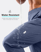 Men'S Joggers with Zipper Pockets Lightweight Athletic Workout Pants Quick Dry Sweatpants for Men Running Hiking