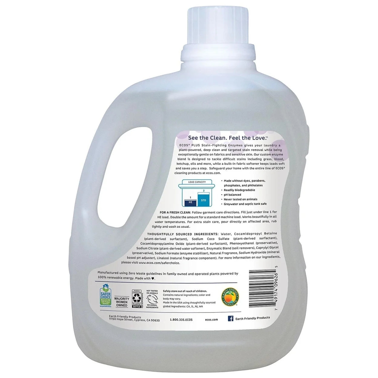plus with Stain-Fighting Enzymes Laundry Detergernt - 210 Fluid Ounce