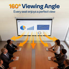 100 Inch Manual Pull down Projector Screen, 16:9 HD Retractable Projector Screens with Auto Locking for Movie Home Theater Cinema Office Video Game, White(87W X 49H Inch Display Area)
