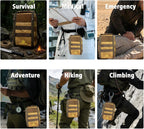 Dispatch IFAK Pouch MOLLE First Aid Bag with Quick-Pull Handle | with 10 External Tourniquet Slots, First Aid Kit Organizer for Outdoor, EDC, Camping,Survival Gear